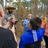 UNCP alumnus Zachary Lunn teaches children about wildlife