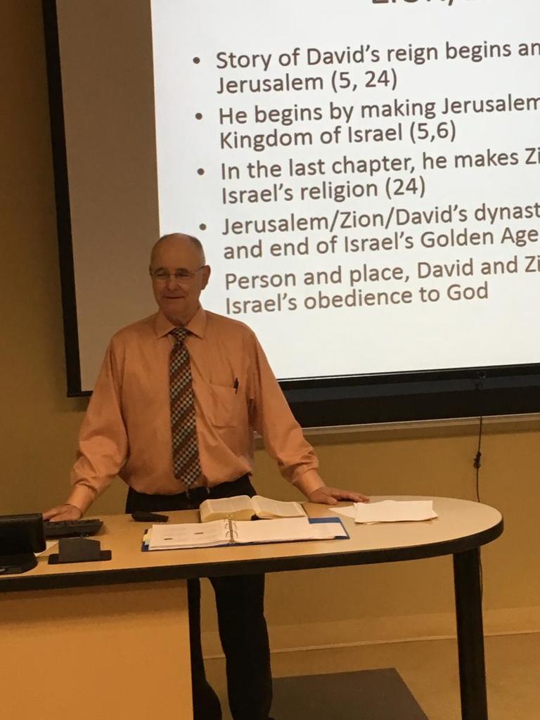 Professor Sutherland Teaching Old Testament/Hebrew Bible