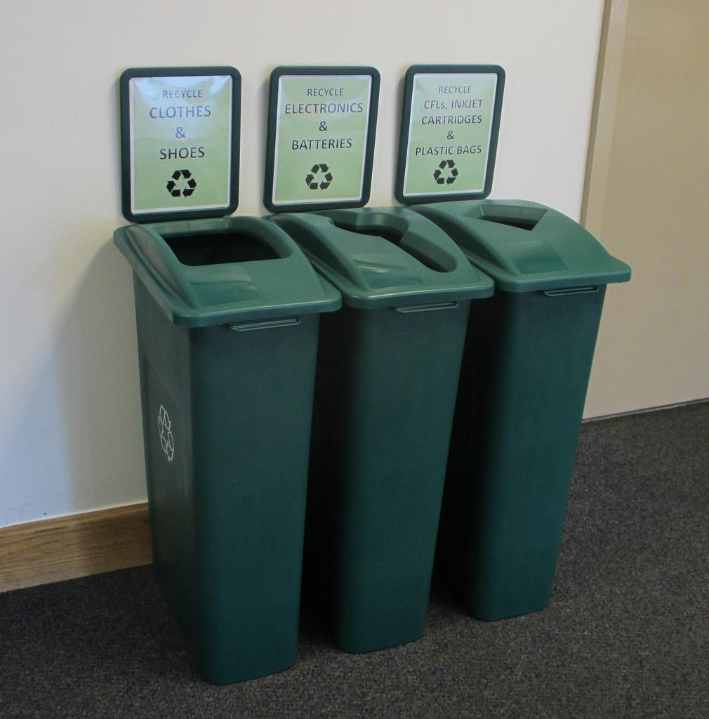 Campus recycling options