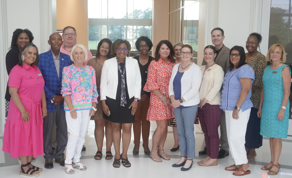 School of Education Dean Loury Floyd hosts a meeting of the School of Education Advisory Board on July 19, 2022 to review and discuss the School of Education Strategic Plan