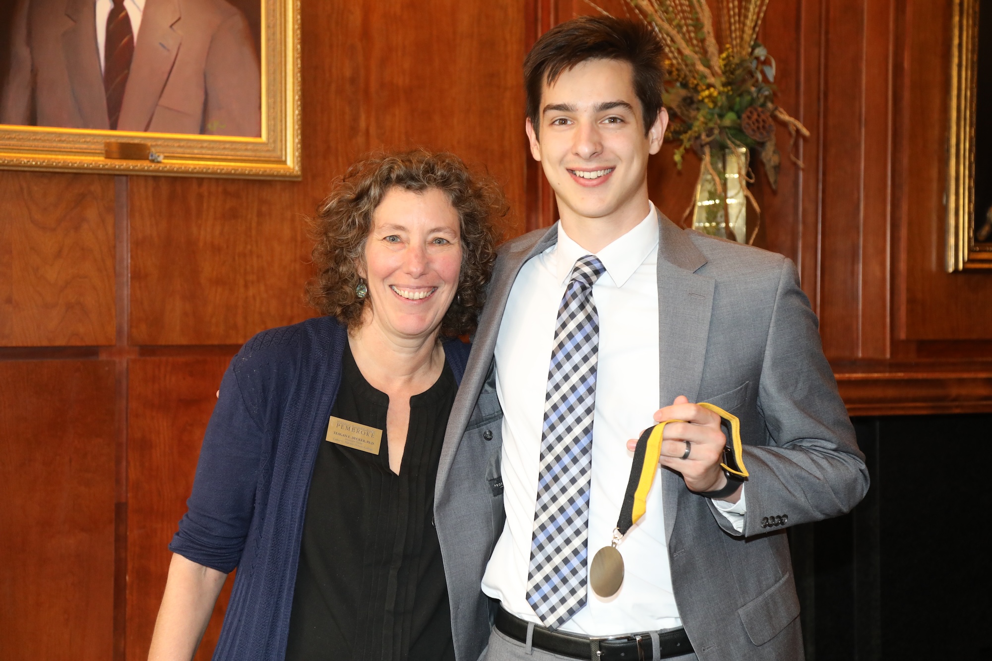 Honors College Medallion Awards student and teacher UNCP