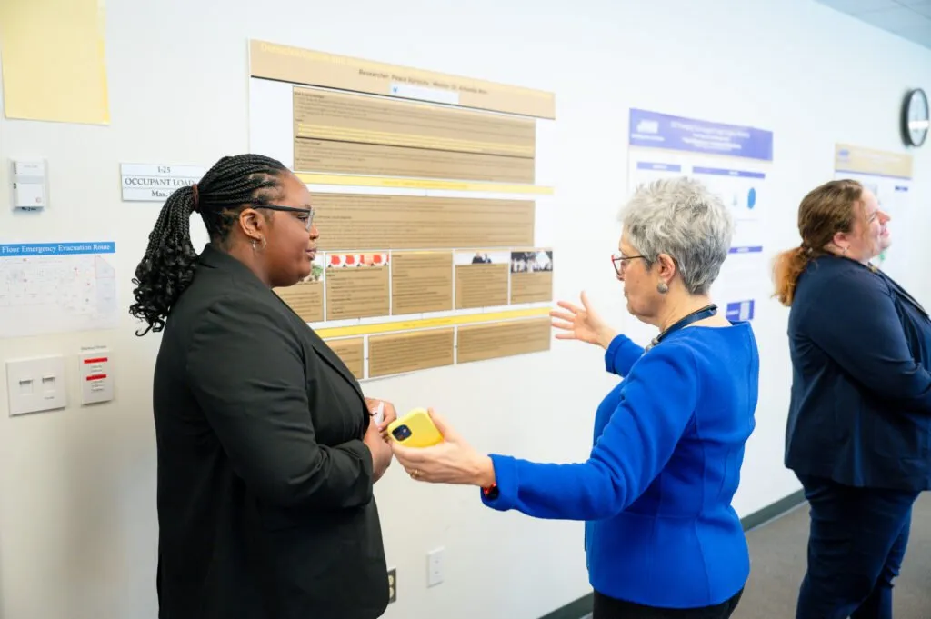 Peace during poster presentation at IWP consortium