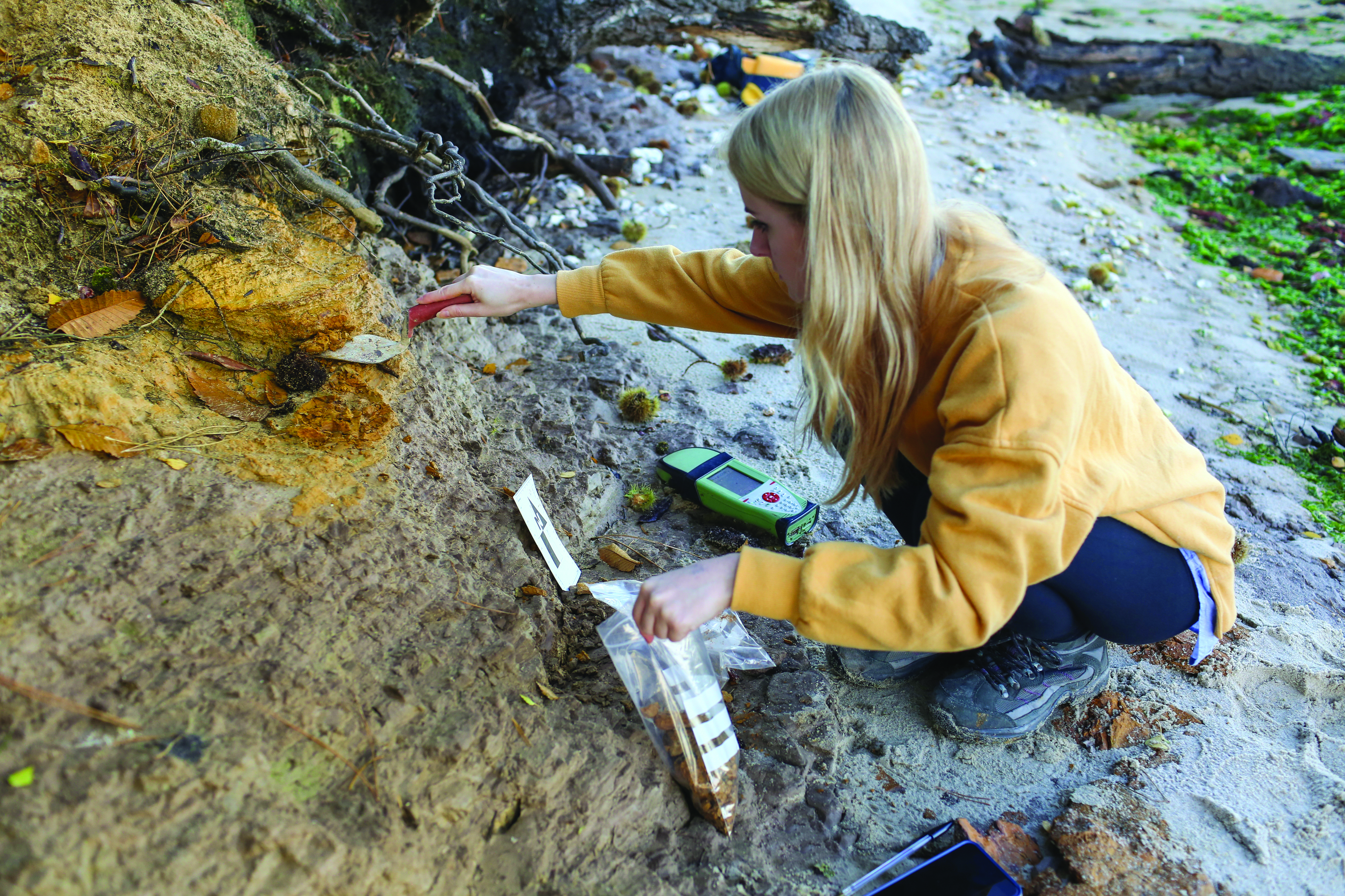 UNCP Geo-Environmental Studies alum working in the field