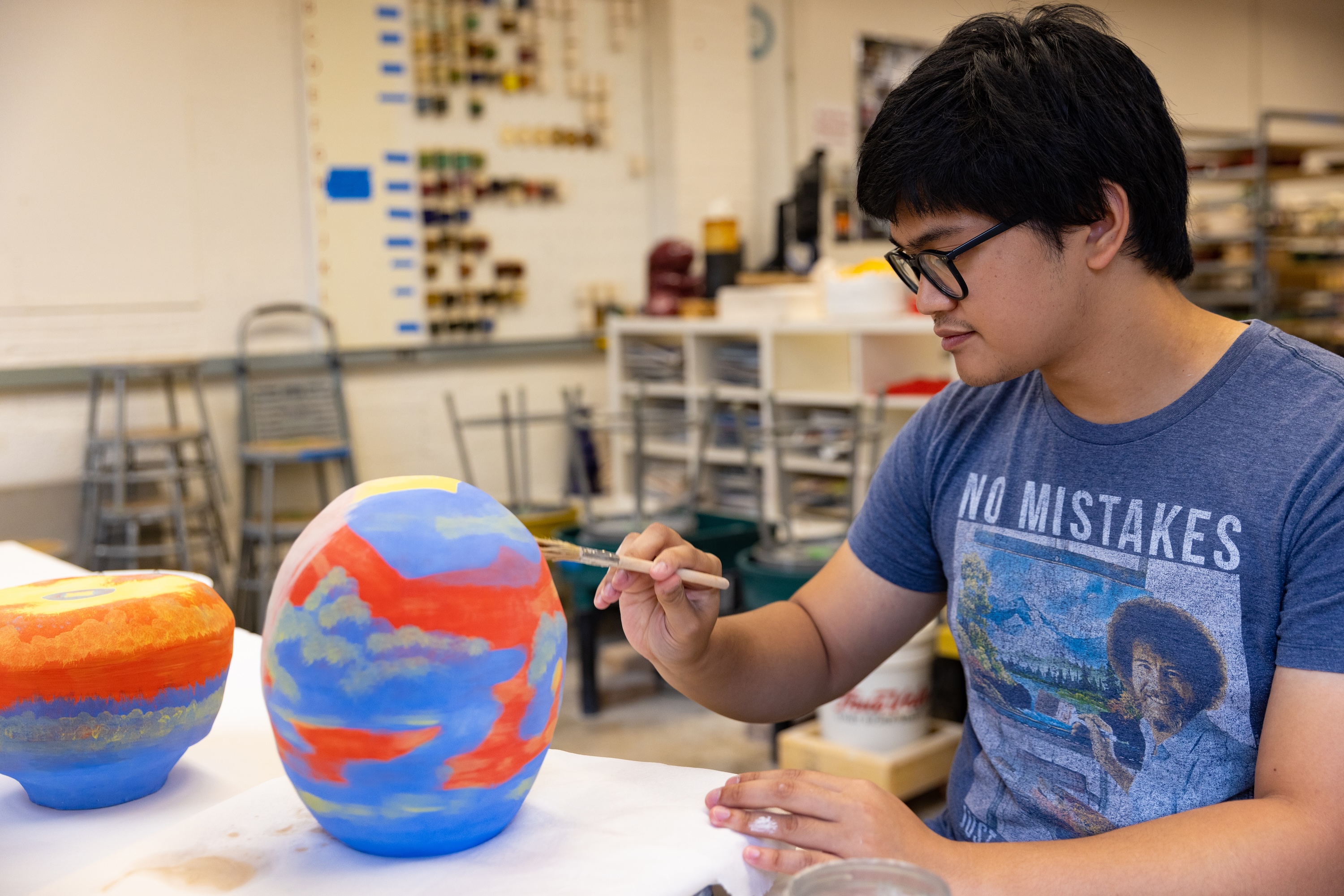 Asian art student UNCP