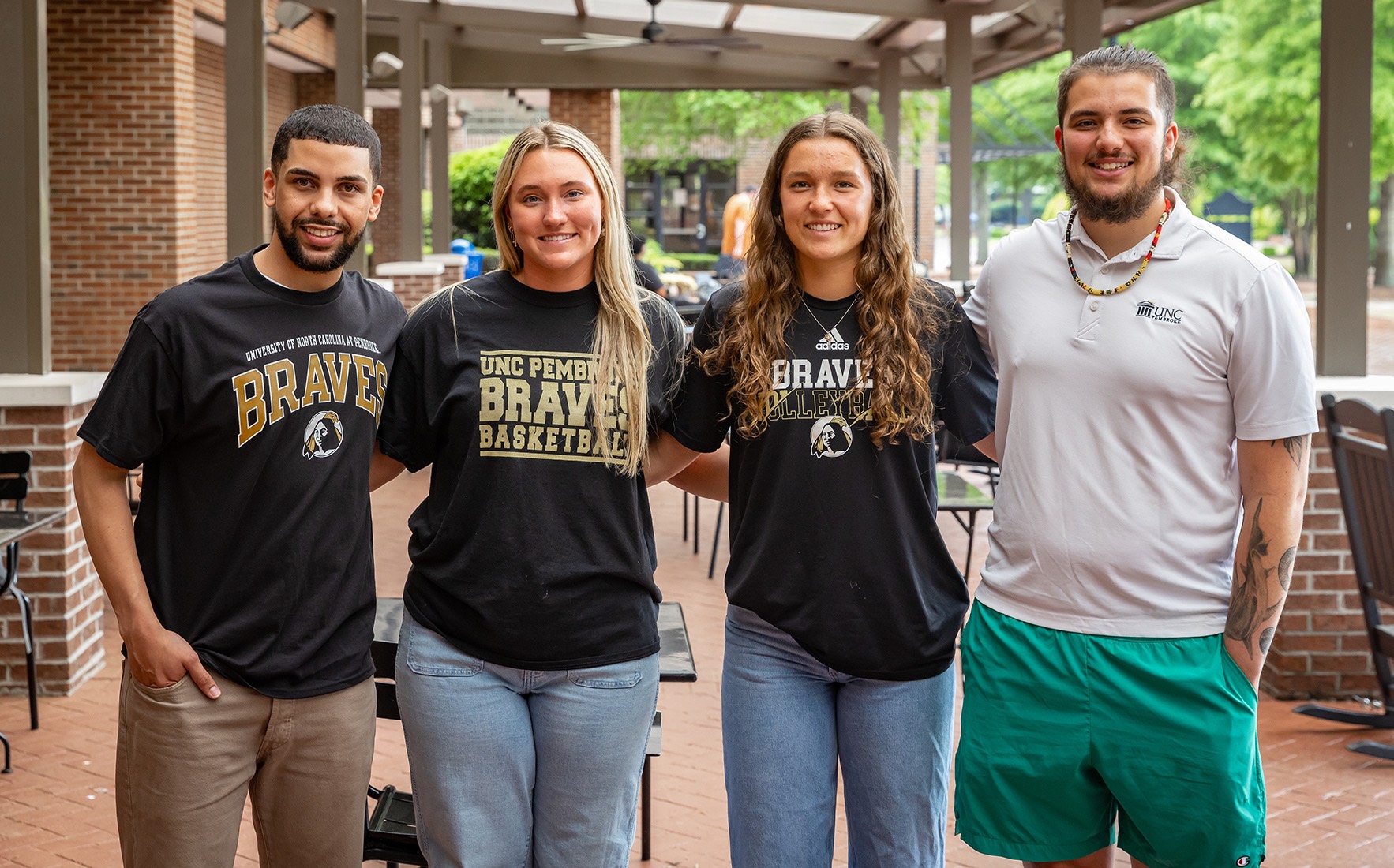 Students in UNCP clothes