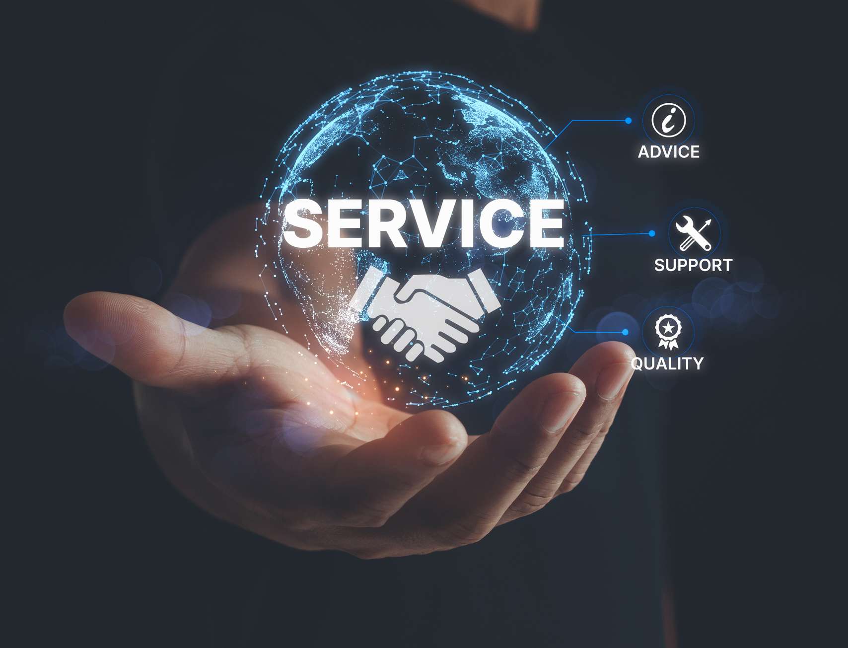 technology service stock photo