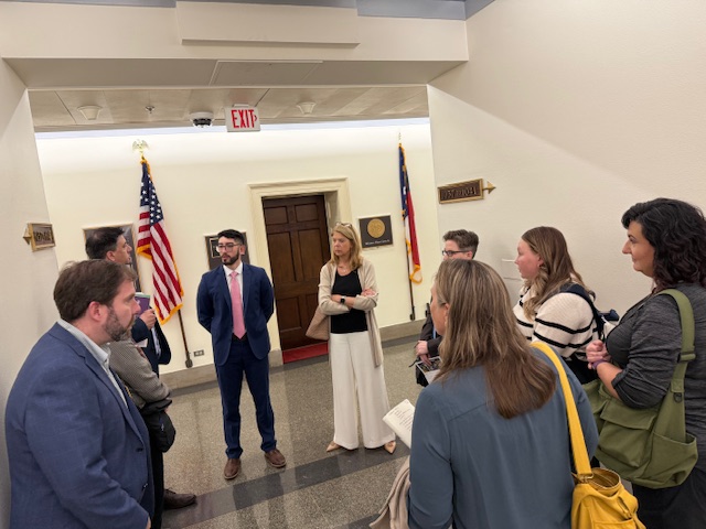UNCP REACH Fellows at National Humanities Advocacy Day in D.C.