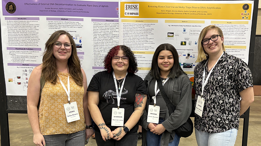 From left to right: Erika Rivera, Shannon Lowry, Brooke Blackmon, and Sierra Wright