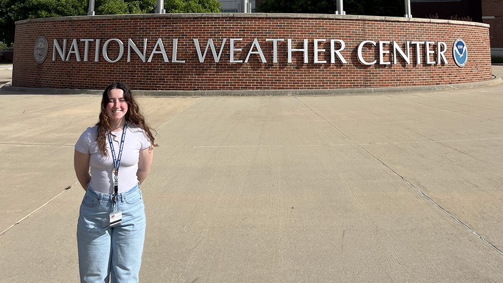 Gretchen Gillenwater at the National Weather Center
