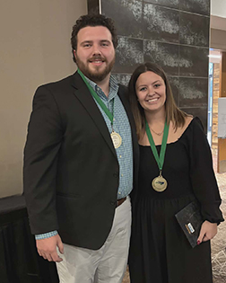 a male and female attendee at the NC SHAPE Convention