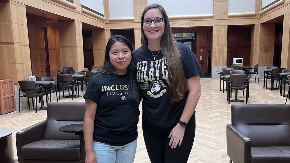 Magally Ortiz-Rojas, left and Apsen Andersson