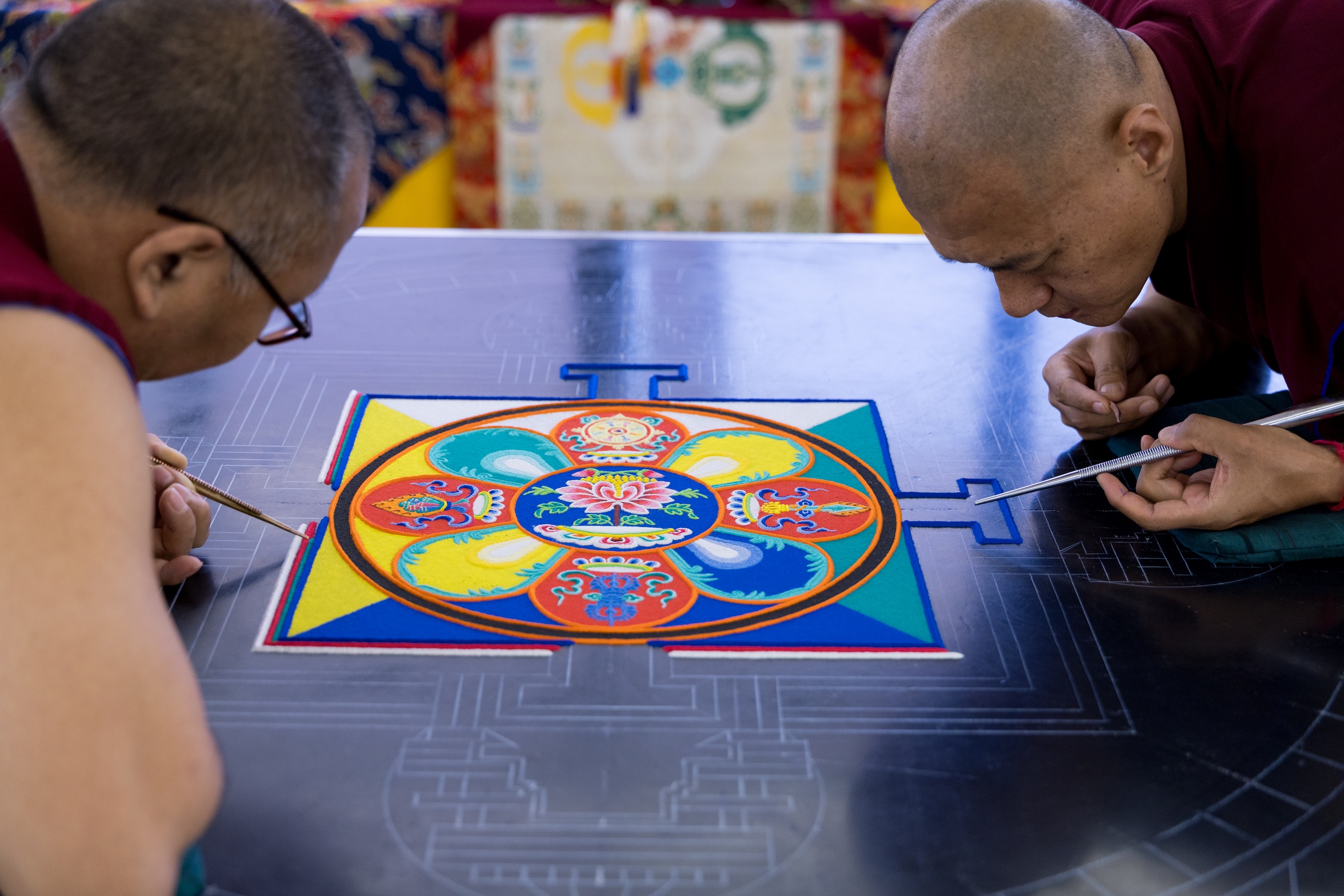 Sand mandala