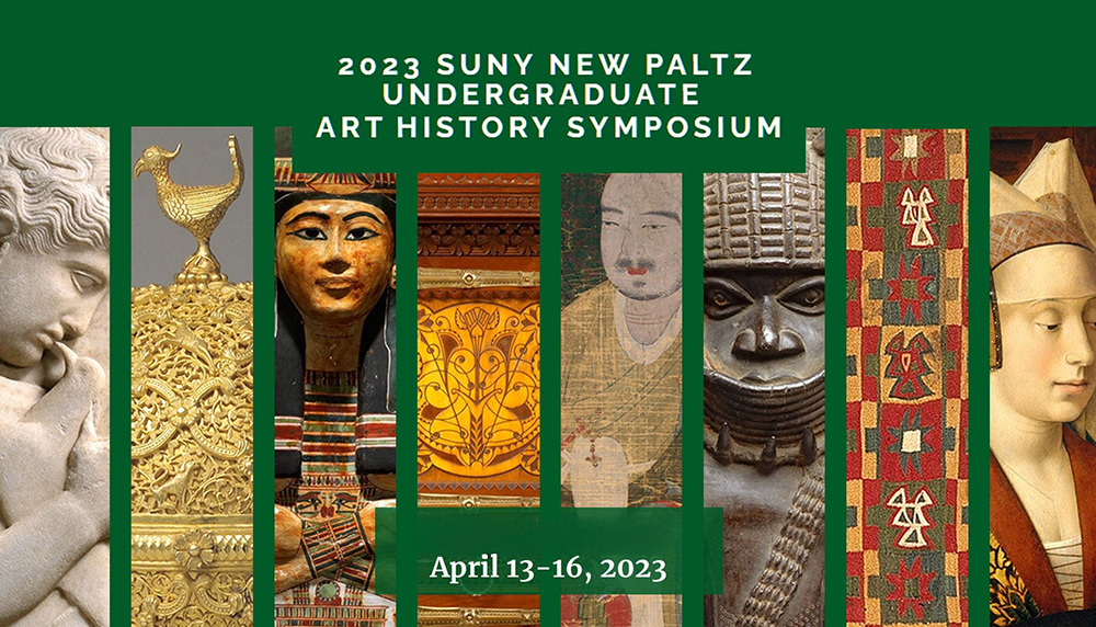 2023 SUNY New Paltz Undergraduate Art History Symposium poster