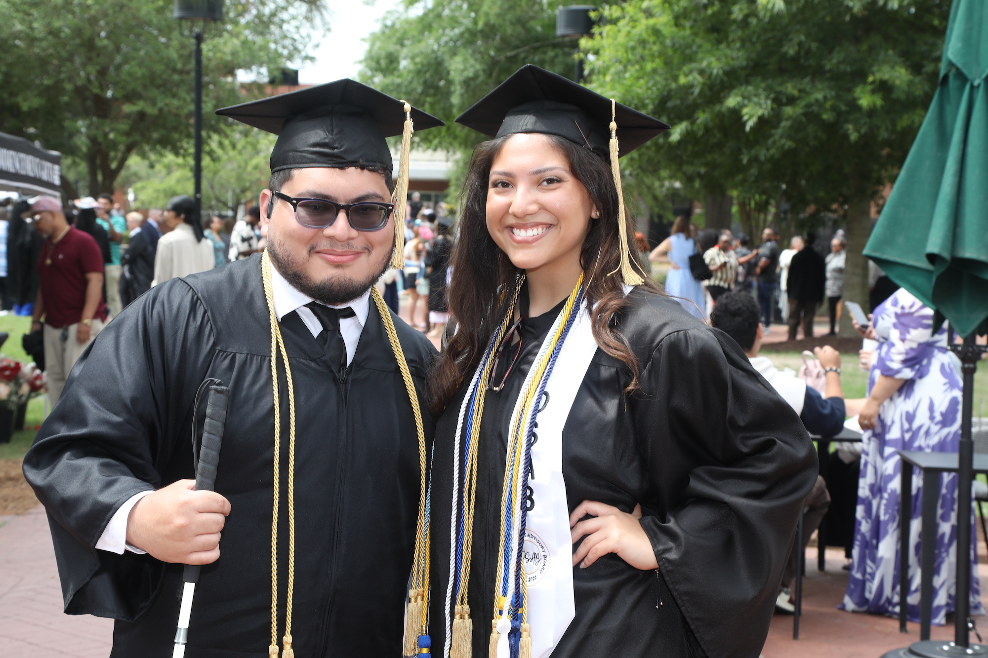Brandon and Madison Swallow attend Commencement