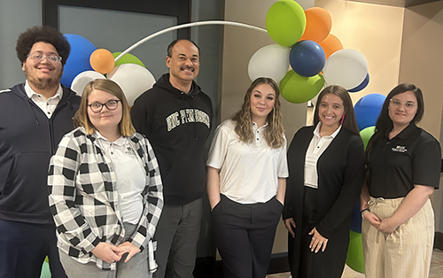 Xavier Beaumont, Arianna Paulhamus, Christopher Locklear, Abigail Croke, Harmony Brooks and Kayla Oxendine