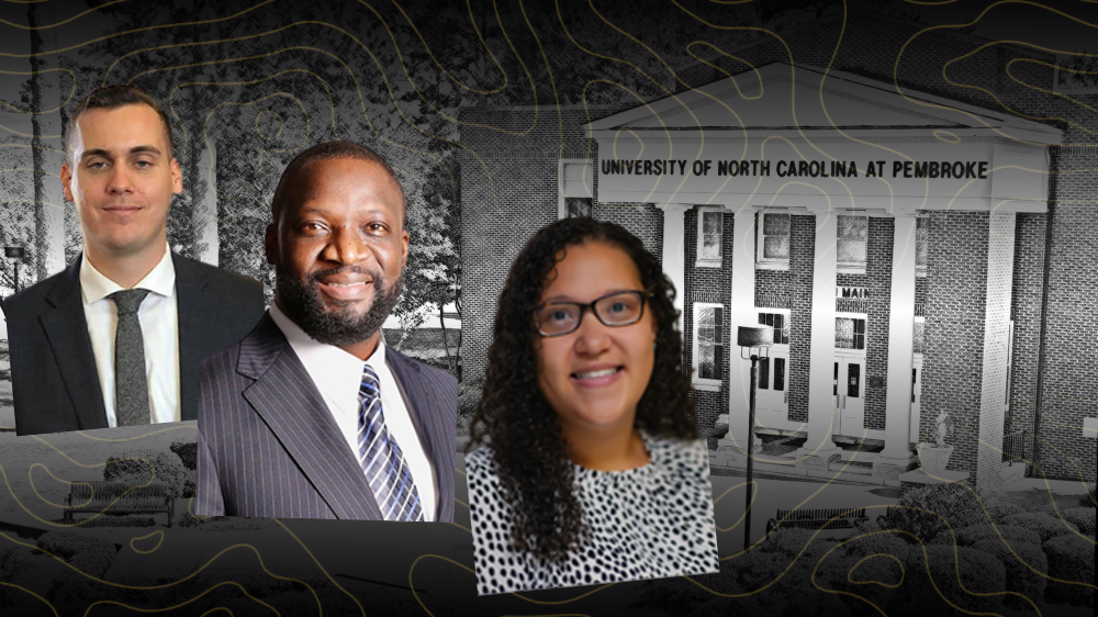 New Board of Visitors appointees - Robert Nunnery, Calstain Ganda and Dr. Hannah Woriax.