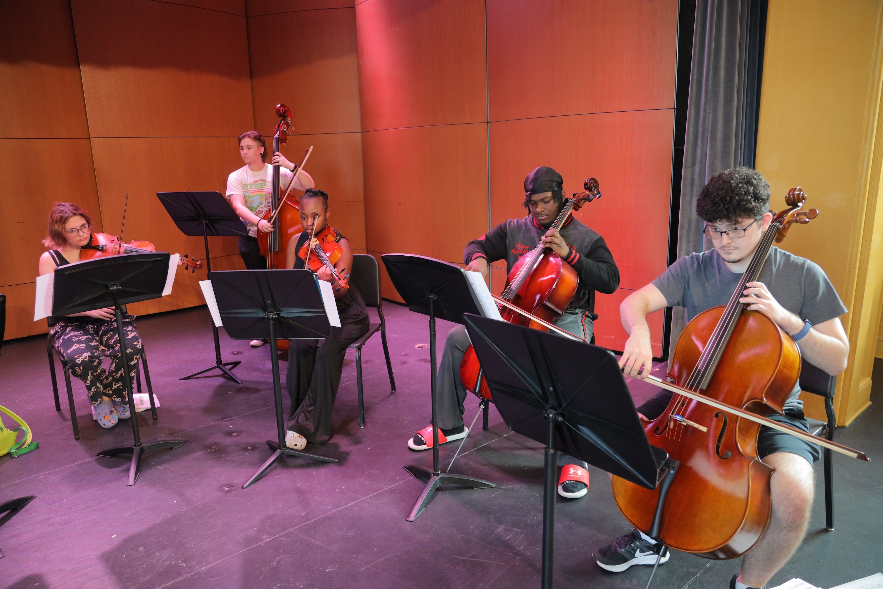 Orchestra students UNCP