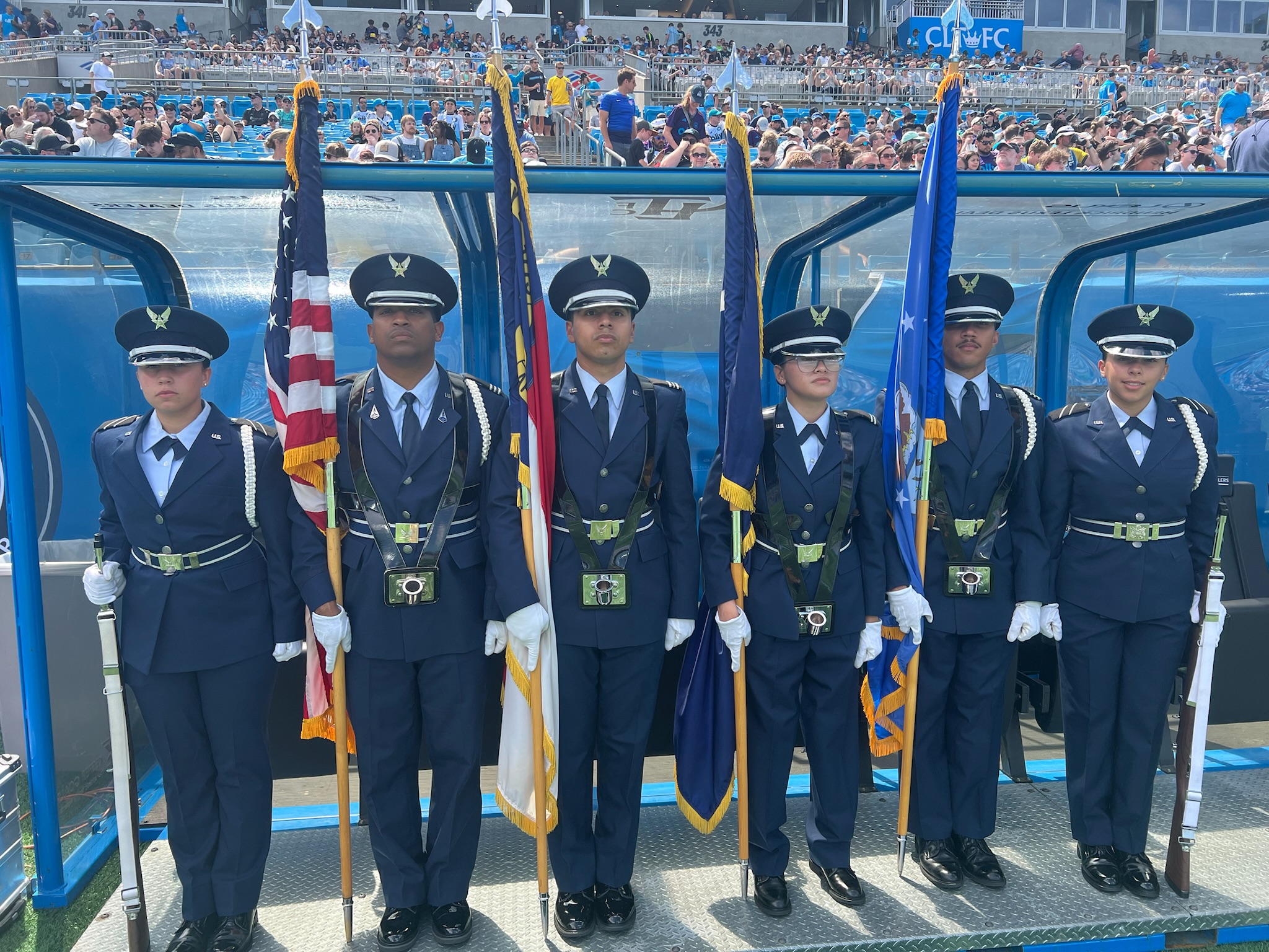 UNCP ROTC Air Force Students