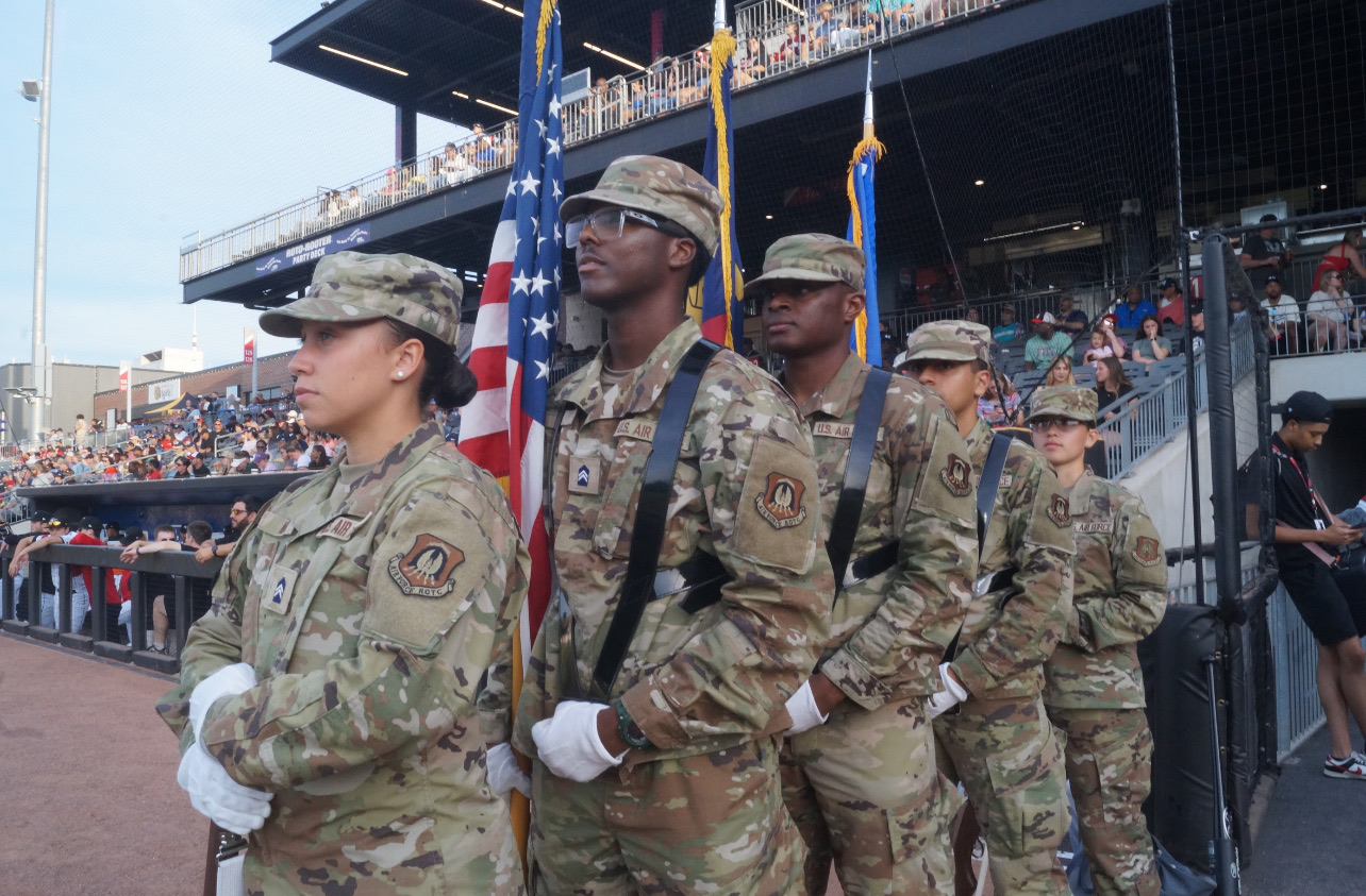 UNCP ROTC Air Force Students