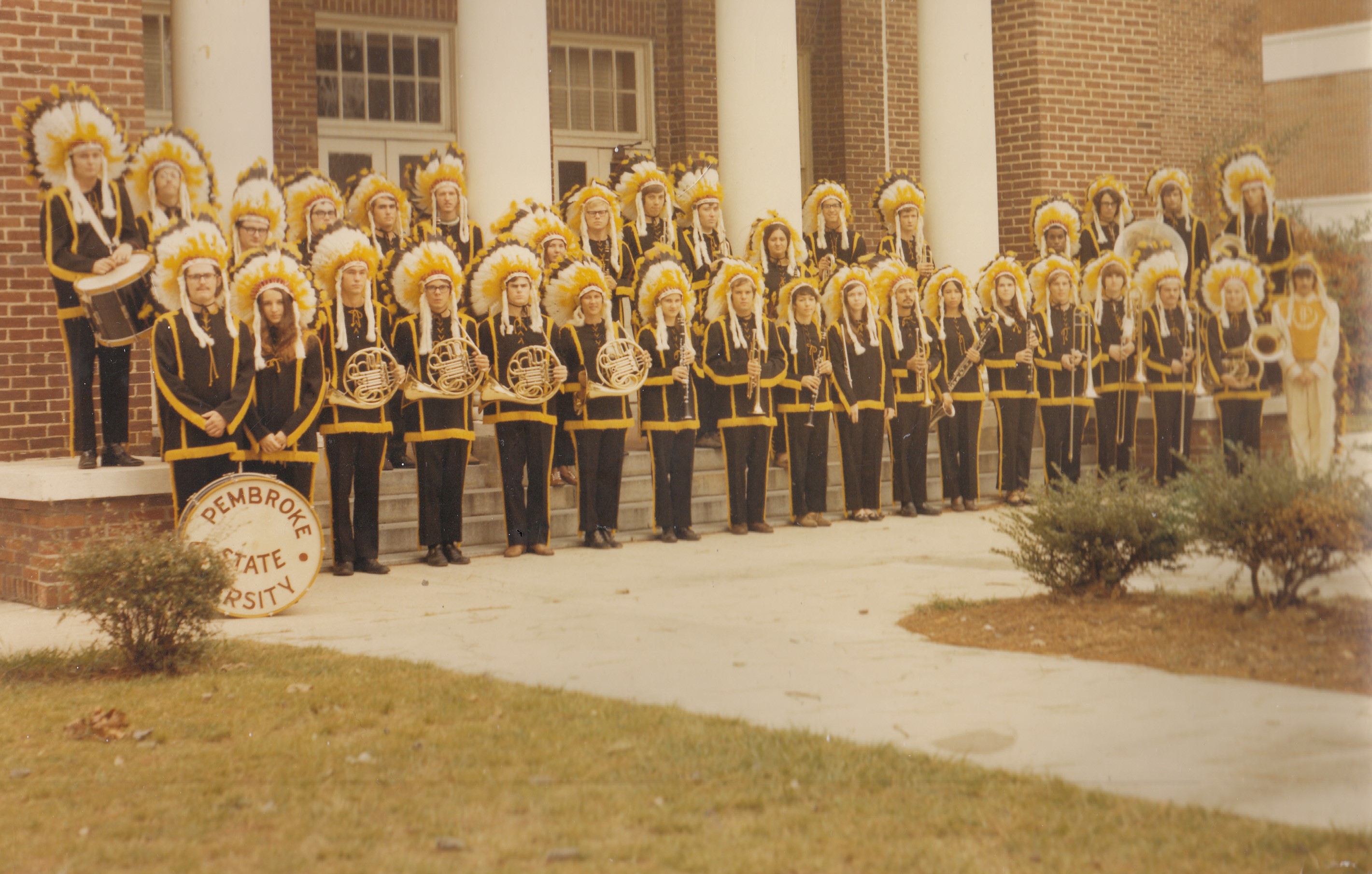 Pembroke State University Marching Band 1970s