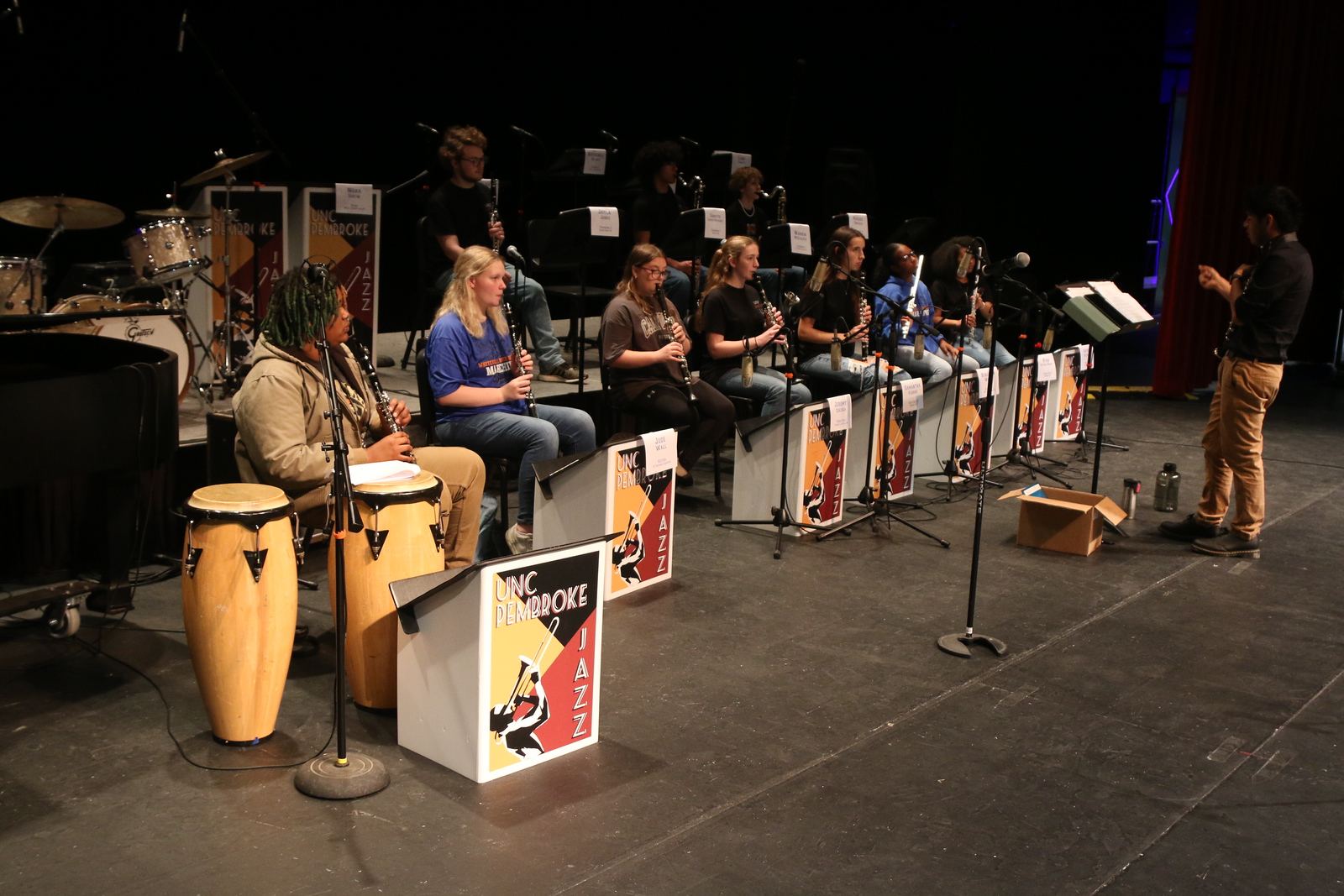 music performance inside of GPAC on stage