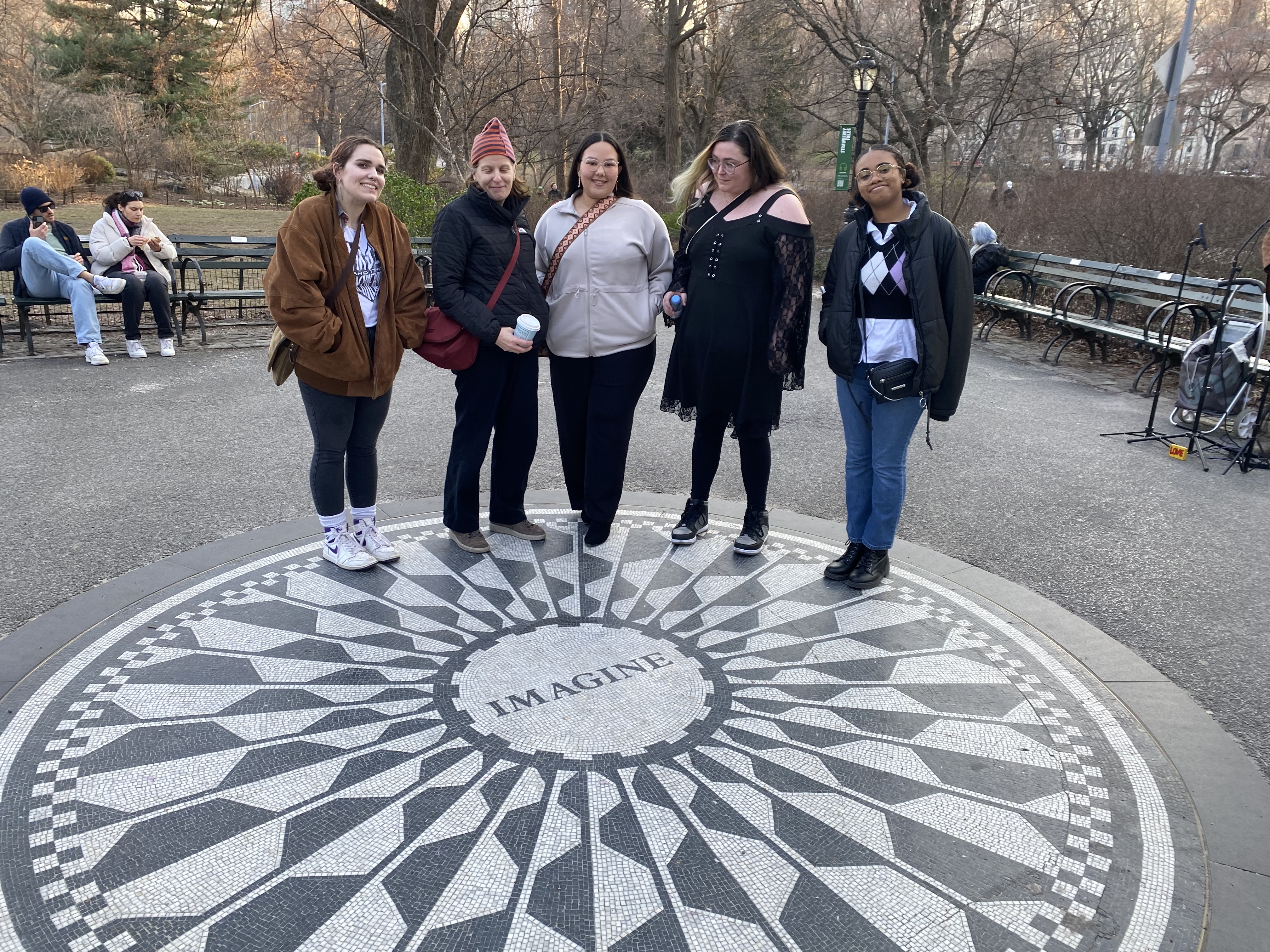 Sadie Outen (left) Dr. Naomi Lifschitz-Grant, Keely Oxendine, Danielle Sneed and Cheryse Edwards.