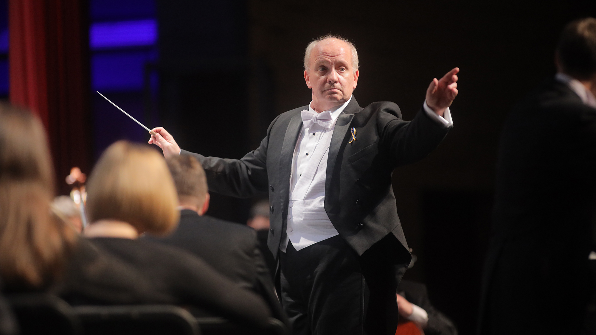 The conductor of the Nationa Philharmonic Orchestra of Ukraine performs at GPAC