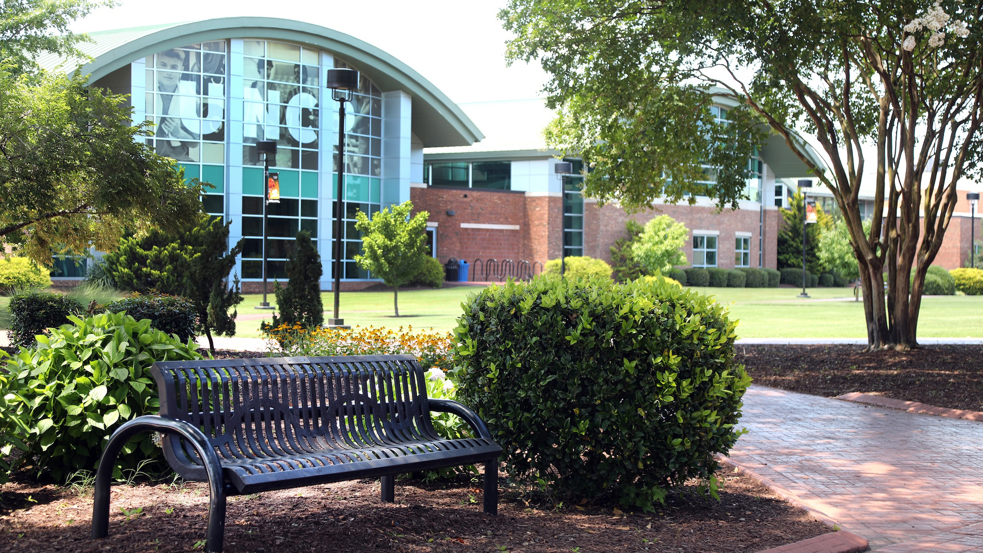 Outside of Jones Center