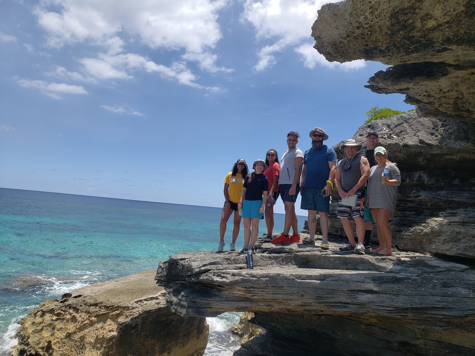 Marine Biology students UNCP study abroad
