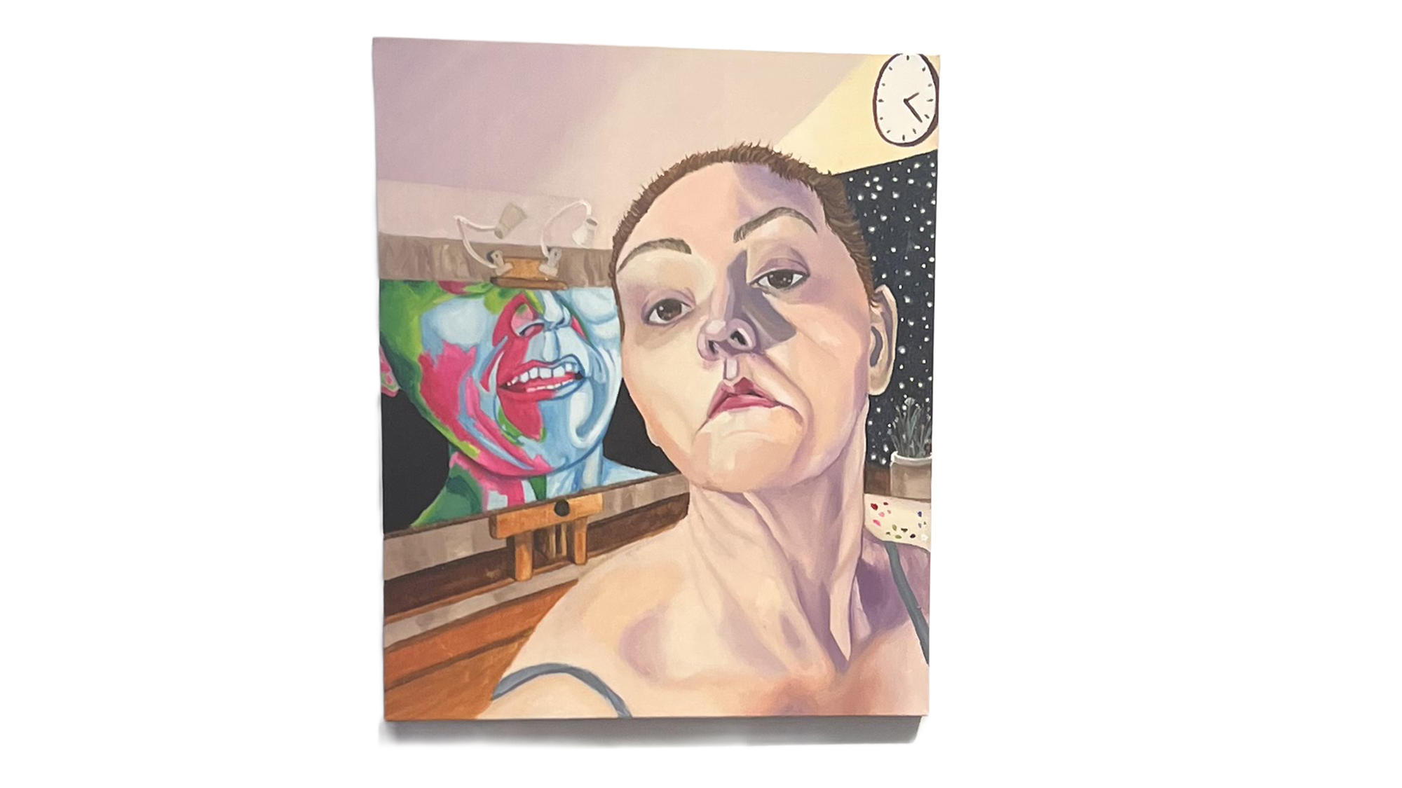 Artist Melanie Scrudder's painting Ouroboros