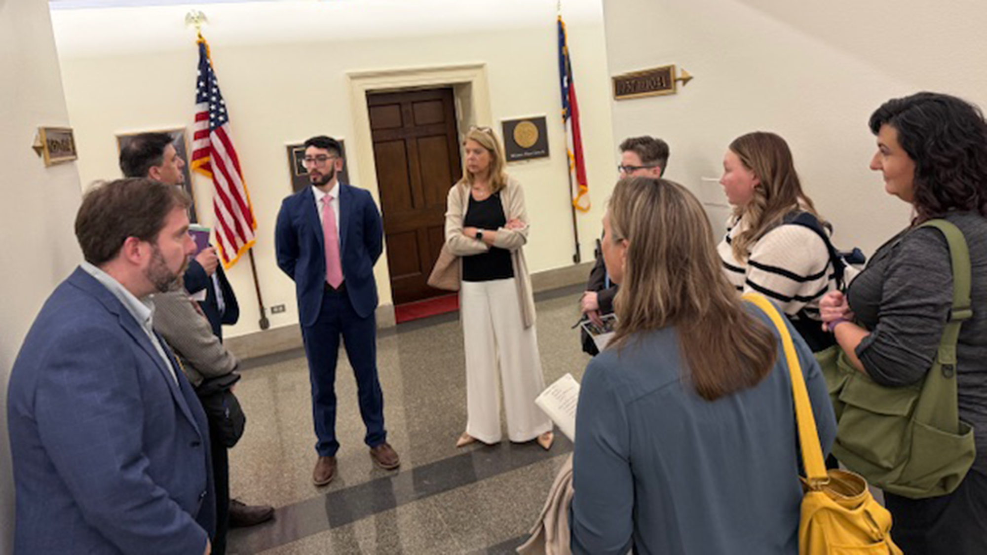 UNCP REACH Fellows at National Humanities Advocacy Day in D.C.