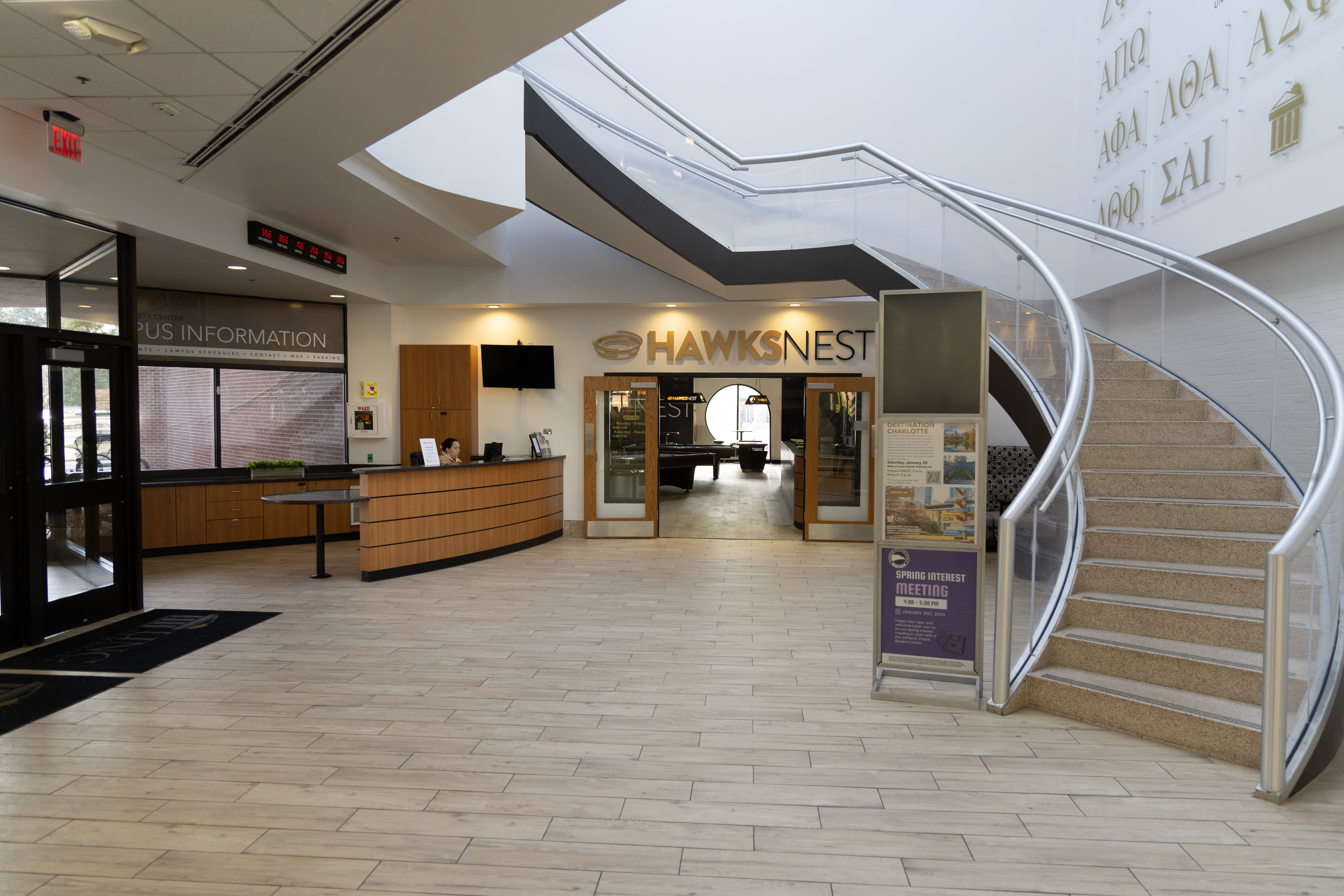 The Information Station located in the James B. Chavis Student Center