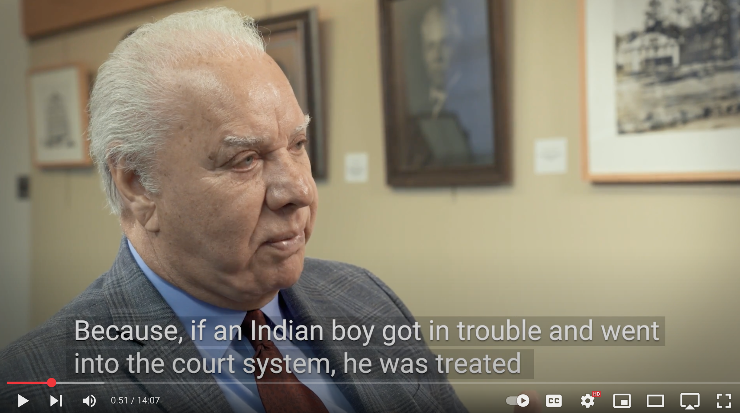 JIm Lowery speaks during an interview