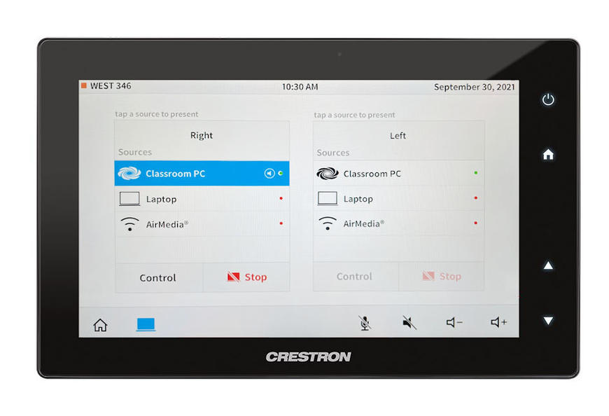 Crestron Source Screen