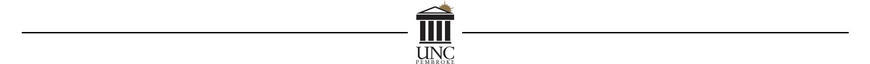 dividing line with the UNCP logo in the middle