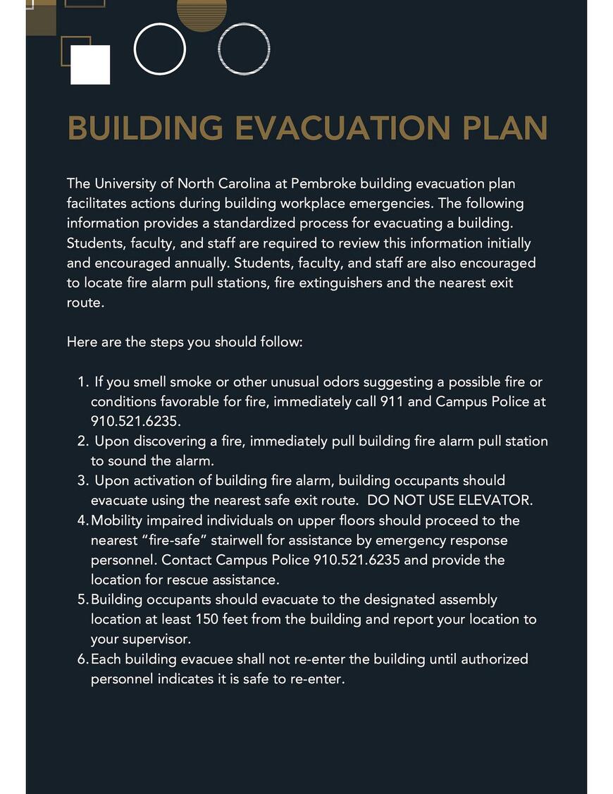 Building Evacuation Plan