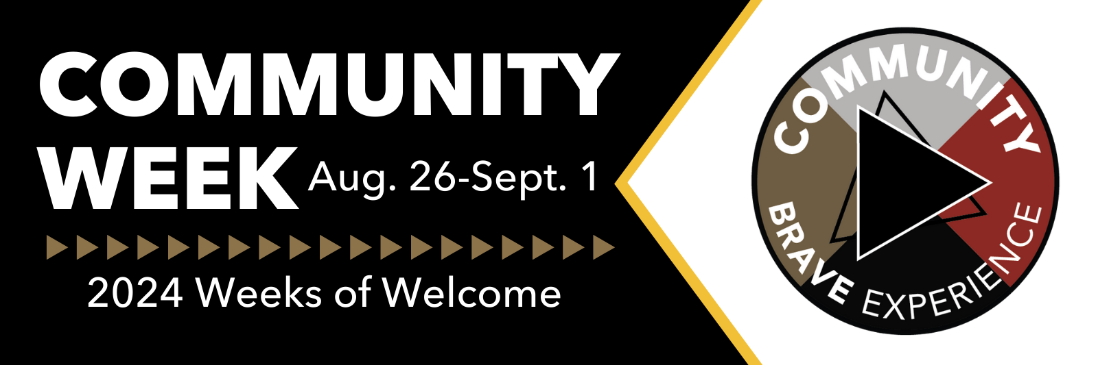 Community Week: August 26-September 1