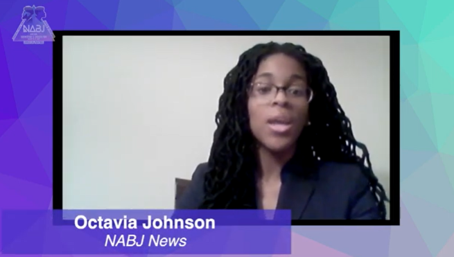 Alumna Octavia Johnson participated in the 2021 National Association of Black Journalists (NABJ) Student Multimedia Project.