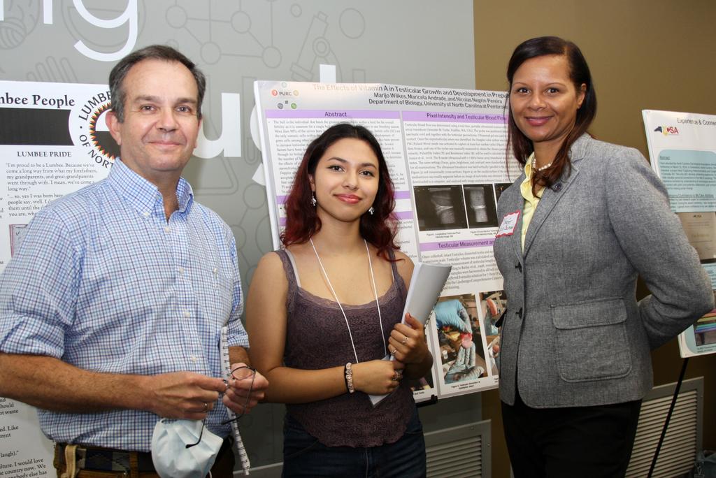 Left to right: Dr. Nico Negrin Pereira, Maricela Andrade,  and Dr. Jennifer Gerz-Escandon
