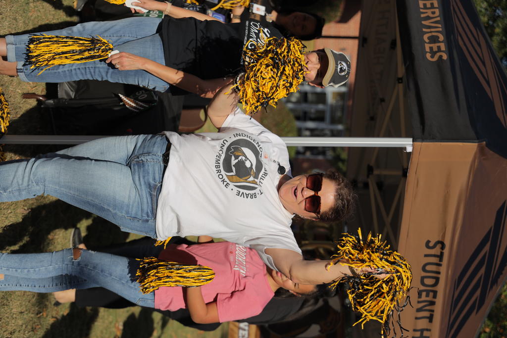 Student Health Services viewing party during the parade