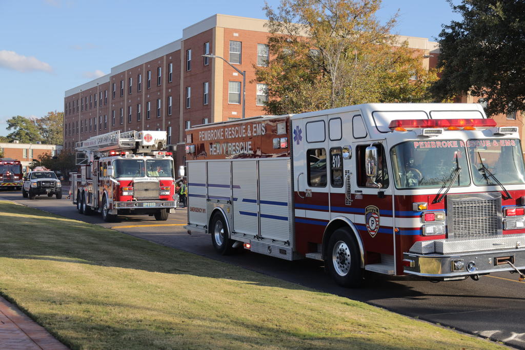 Fire trucks at the parade