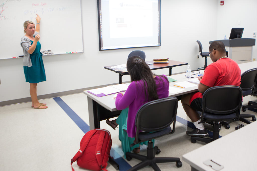 Math Class with Instructor and Students